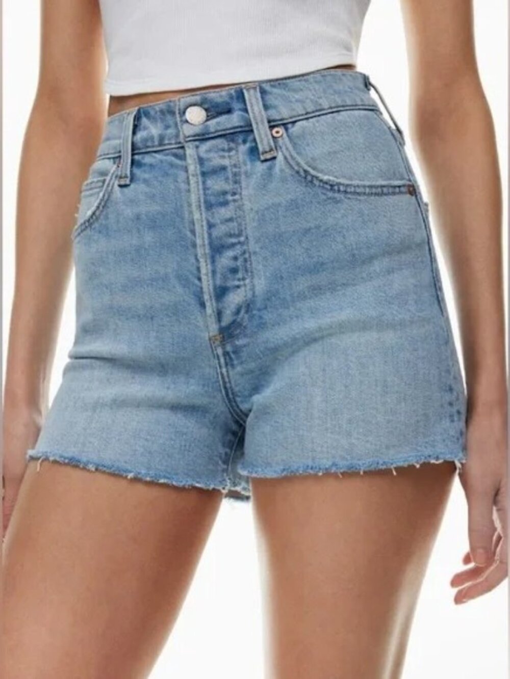 Aritzia Denim Forum The 50's Arlo Hi-Rise Denim Short Size 30